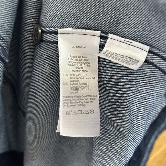 Madewell Womens Button Up Long Sleeve Denim Maxi Dress Blue Size 2 NWT - Picture 8 of 9